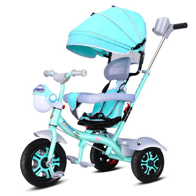 Chinese New Models 2 Year Baby Cycle Kids Tricycle 3 in 1 Baby Stroller Tricycle