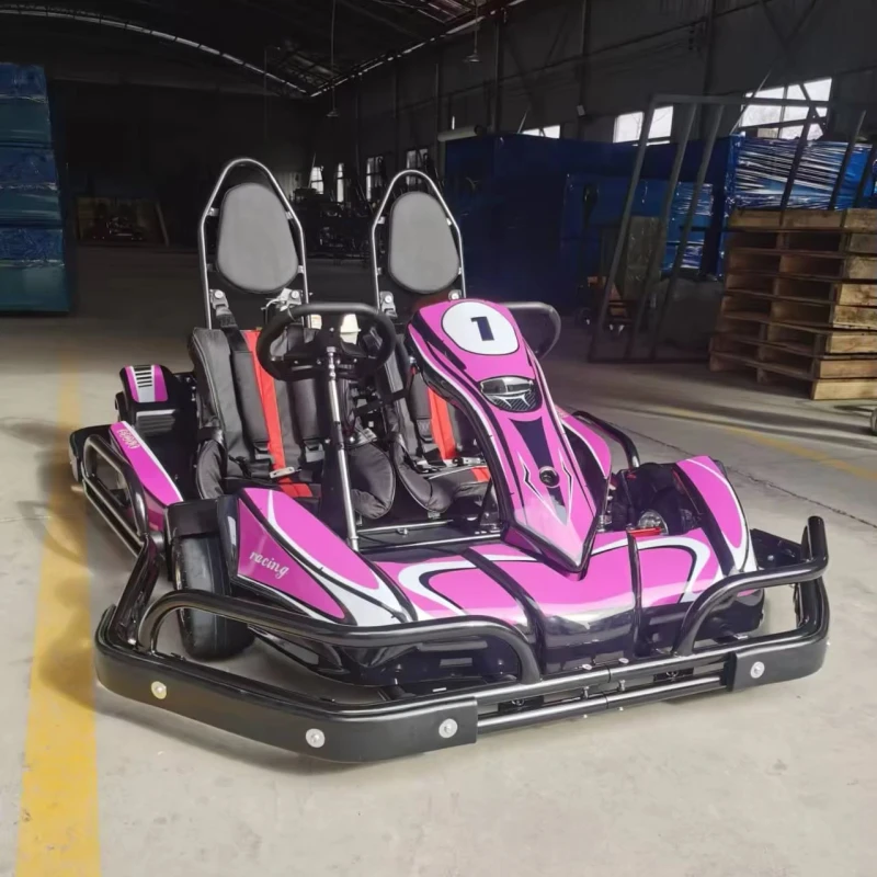 Classic Pedal Go Kart Adult 2 Seater Off Road Karting 4 Stroke 6.5HP Factory Direct Sale