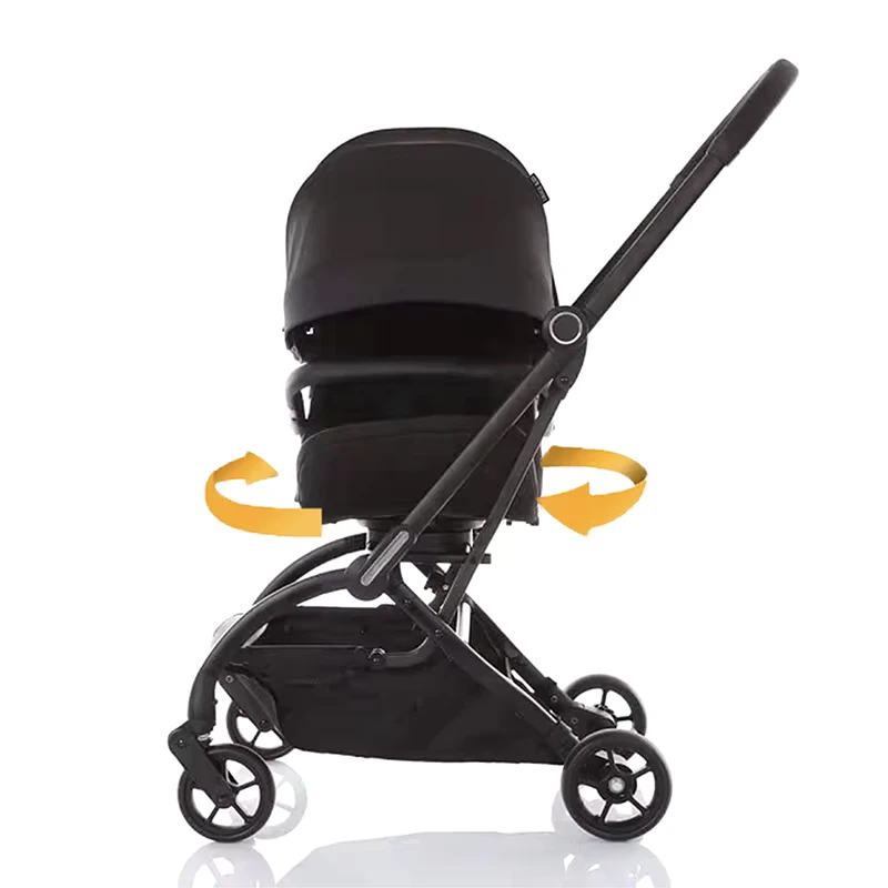 Coches Para Bebes Luxury Stroller Baby Carriage 360 Degree Seat Rotation Foldable Baby Stroller Pram 3 in 1 With Car Seat