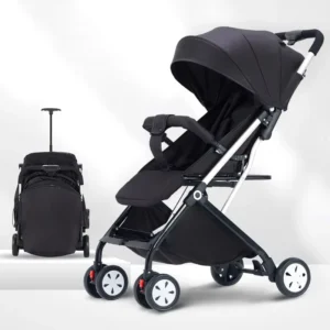 Coches Para Bebes. Lightweight Foldable Compact Stroller Baby Pushchair Buggy Carbon Steel Frame Baby Strollers Prams