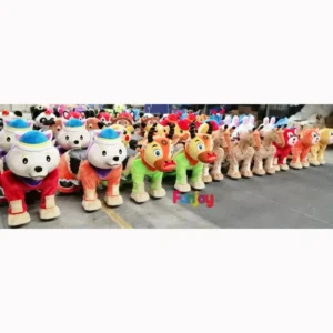 Coin Operated Electric Ride On Animal Toy for Children Durable Eco Friendly Unisex Shopping Mall Use