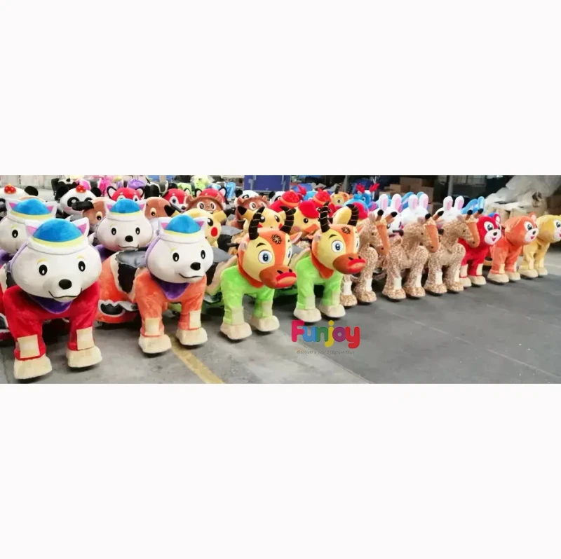 Coin Operated Electric Ride On Animal Toy for Children Durable Eco Friendly Unisex Shopping Mall Use