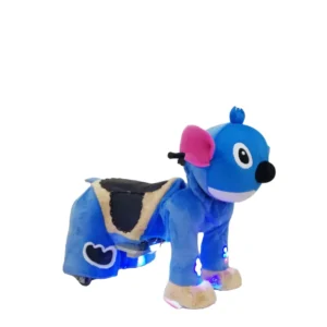 Coin Operated Plush Animal Ride Electric Animal Ride on Toy for Mall