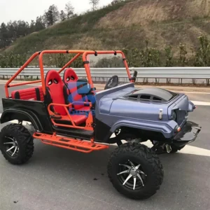 Color Design 300CC Mini Jeep Buggy Off Road Vehicle with 4 Wheels Small Car for Adults Gasoline Jeep Cart Go Karts