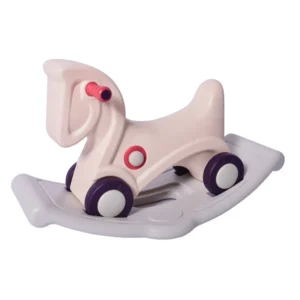 Colorful Animal Plastic Rocking Horse for Kids 2 in 1 Ride on Toy for Kindergarten Baby Horse Rocking Toy