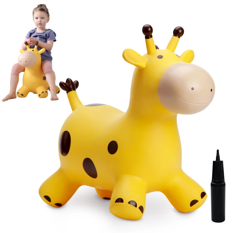 Colorful Kids Inflatable Jumping Animals Hopper Inflatable Animal Horse Toy PVC Plastic Inflatable Toys & Accessories