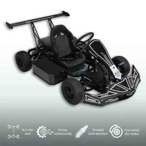 Colorful Professional Racing Pedal Electric Go Kart for Adults Kids Commercial Use