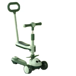 Comfortable Anti Sliding Kids’ Pedal Car with Detachable Push Rod Triangular Stable Design Including Seat and Push Handle