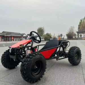 Commercial Electric Off Road Kart 48V Top Speed 45 km h Track Specific Lithium Ion Battery Long Range Racing Four Wheel Kart