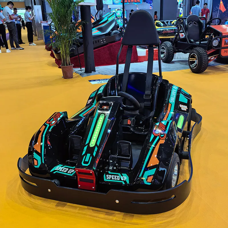 Commercial High Speed Indoor Electric Go Kart for Kids Durable Plastic and Metal Drift Karting Cart