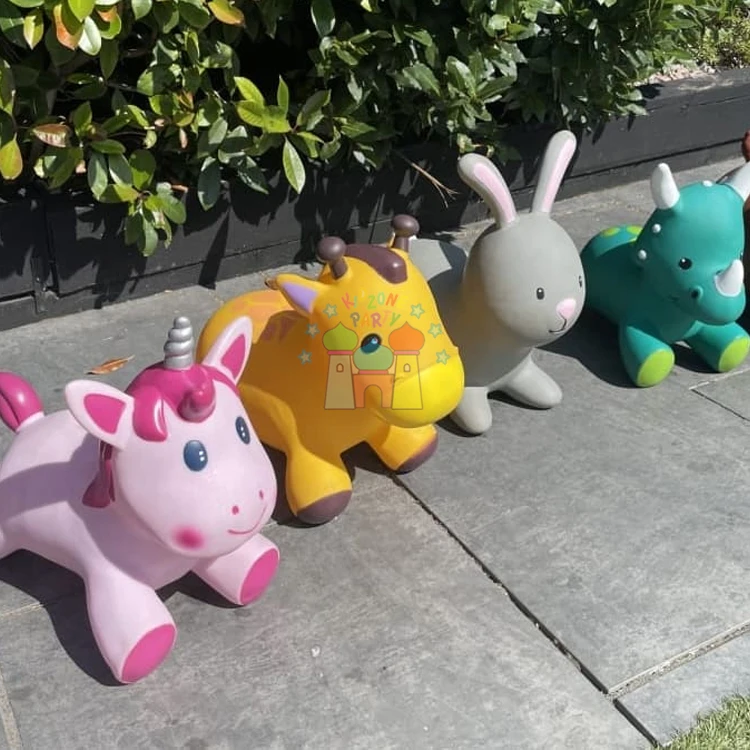 Commercial Inflatable Ride on Bouncer Hopping Toys Gifts for Toddlers Bouncing Horse Animal Hoppers
