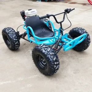 Commercial Off-Road Gas Go Kart 212CC 4-Stroke All-Terrain Buggy for Adults & Teens Outdoor Racing Vehicle for Grassland