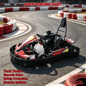 Commercial Racing Go Kart for Adults Outdoor Karting Track Use Gasoline Engine Low Downtime Go Kart