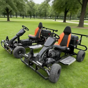 Commercial Teens Off Road Big Wheel Go Kart with Lighting Adult Battery Powered Amusement Car Facility for Outdoor Family Events