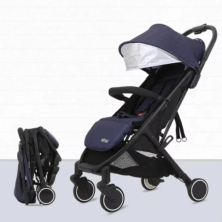 Compact Lightweight Remote Control Luxury Baby Buggy 2 in 1 Stroller SUV-class Four-Wheel Damping System Aluminum Babies