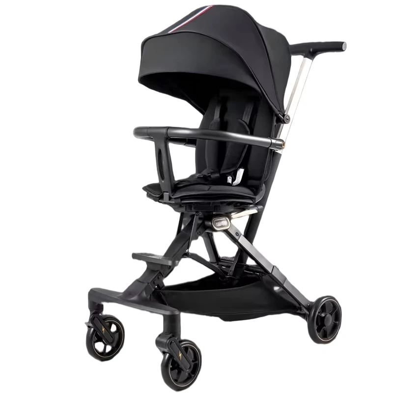 Compact Travel Baby Stroller Lightweight Aluminium Frame with Customized Colors and Black Design