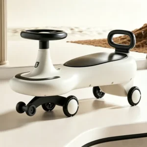Cost effective 360° Rotating Kids Twist Car Children’s Ride on Swing Car Plastic Happy Baby Wiggle & Twirl Car