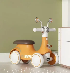 Creative Snail Children’s Balance Bike with 4 Wheels for Ages 2 4 Years