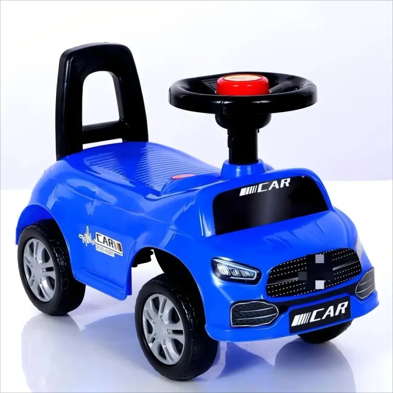 Cross Border Children's Sliding Car Multi Functional Silent Anti Rollover Installation Free Four Wheel Sliding Driving