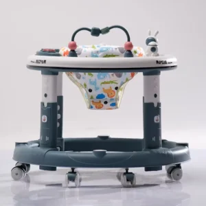 Cross border Baby Walker Anti Bowlegs Multi Functional Anti Tip Baby Friendly Sit Down Push Style Toddler Walker
