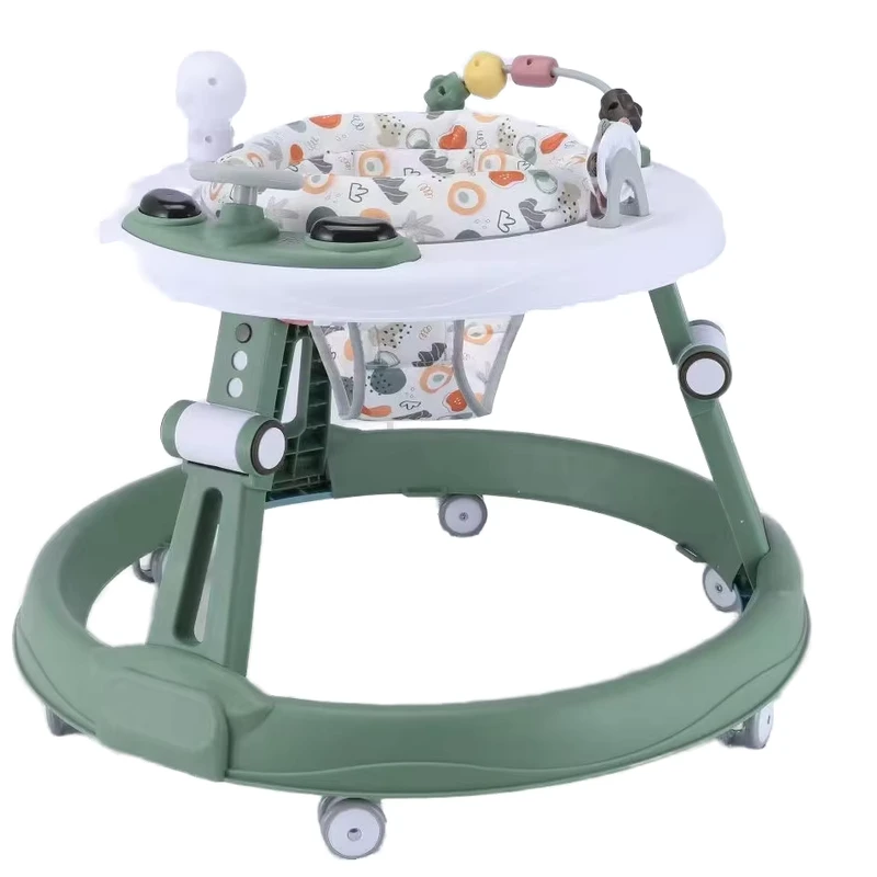Cross border Babywalke Plastic Baby Walker 7 18 Months Foldable 20KG Load Capacity