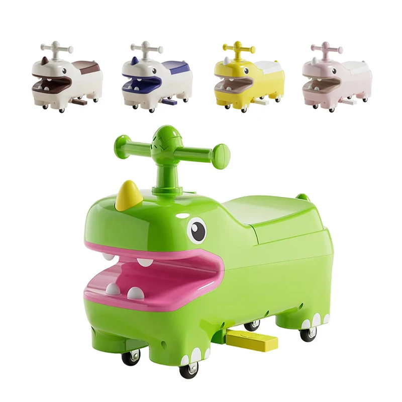 Custom Baby Swing Car Animal Electric Ride on Car for Children with Music and Storage Box