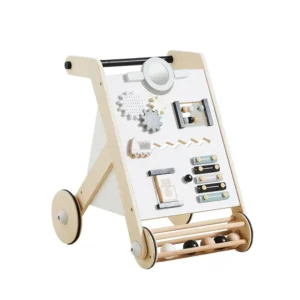 Custom Foldable Music Walker for Kids Play Baby Walker Stroller Wood Baby Walker