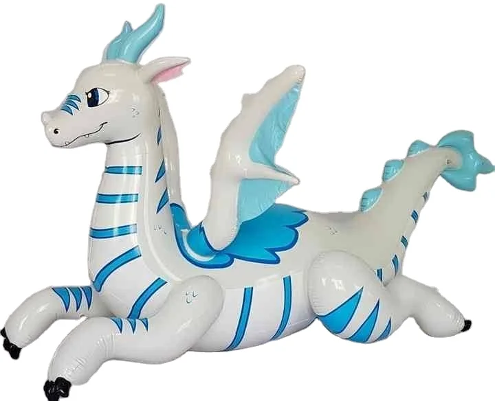 Custom Garden Park Inflatable Dragon Model Decoration Ride-on Toy