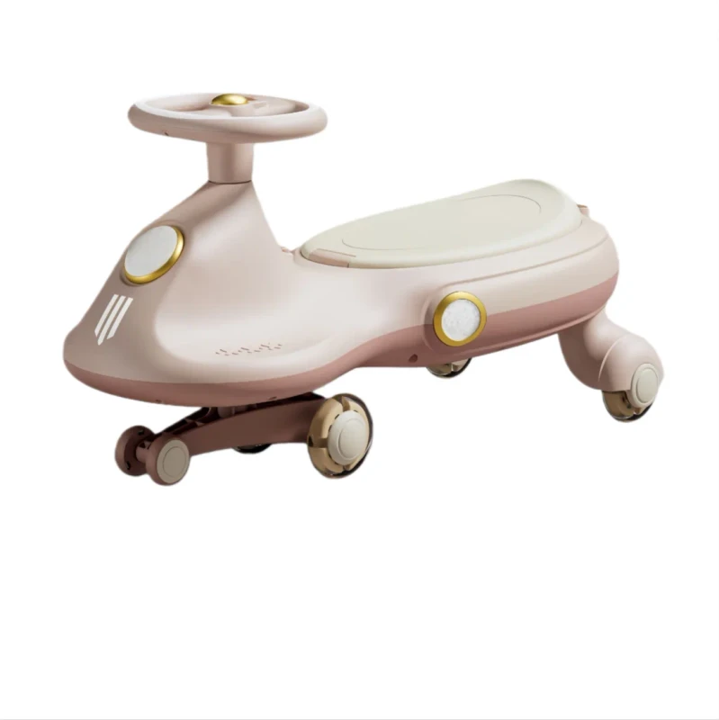 Custom High Quality Plastic Electric Kids' Swing Car Baby Sliding Car Toy Vehicle for Outdoor Play