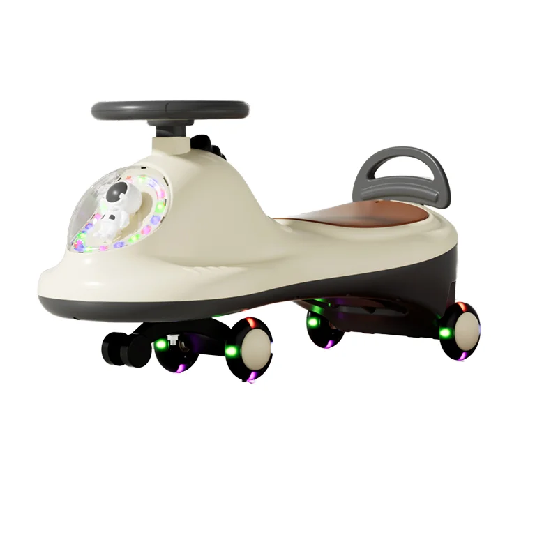 Custom High Quality Plastic Electric Kids' Swing Car Baby Sliding Car Toy Vehicle for Outdoor Play Sale