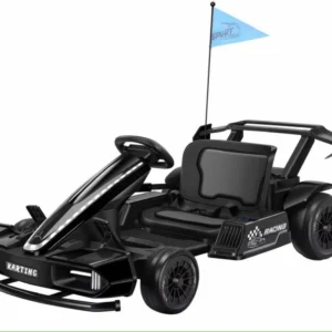 Electric Go Kart with Enhanced Safety Features High Speed Outdoor Racing Kids Model Li ion Battery Ages 3+