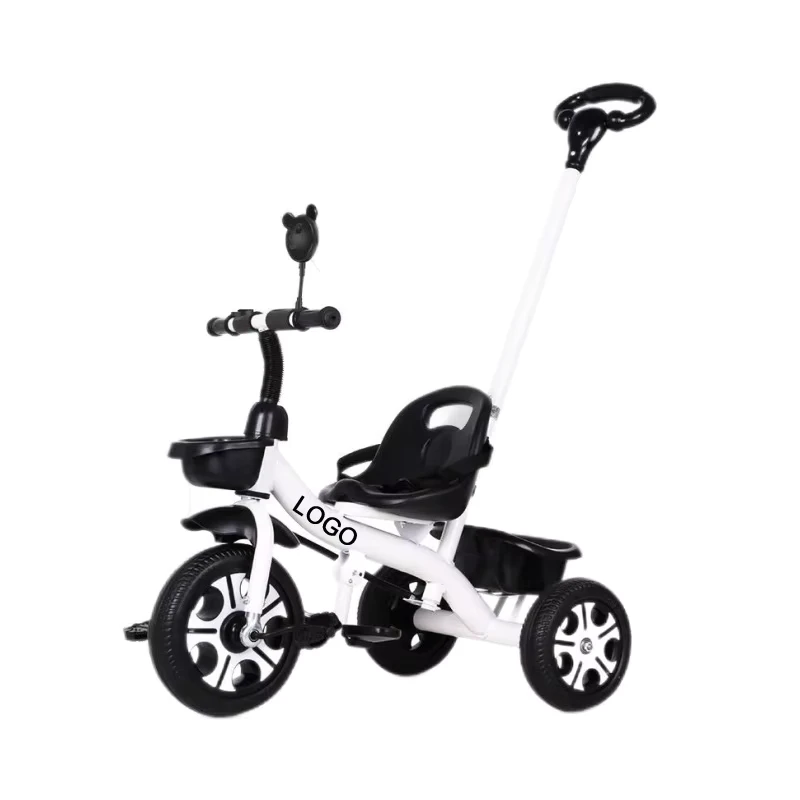 Custom LOGO Kids Tricycle Gift Toys 1-6 Years Old Reinforced Frame Bikes Running Bike Children Walking Balance Bicycle Bike
