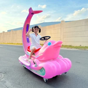 Custom Logo 2 Seater Kids Electric Ride on Car Outdoor Playground Equipment for Square Entertainment