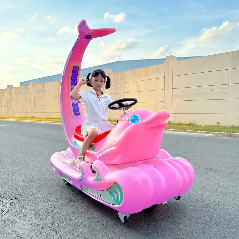 Custom Logo 2 Seater Kids Electric Ride on Car Outdoor Playground Equipment for Square Entertainment