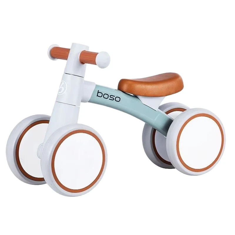 Custom Logo Baby Balance Bike OEM Eco Friendly PP Toddler Walker 135° Anti-Rollover Steering Music & Lights for 1-3 Years