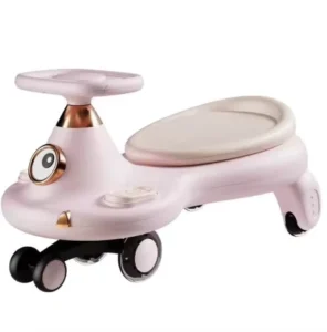 Custom Logo Baby Tricycle OEM Eco Friendly PP Toddler Walker Four-Wheel 135 Anti-Rollover Steering Music Lights Mini 1-3 Years