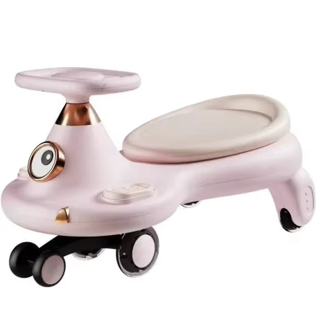 Custom Logo Baby Tricycle OEM Eco Friendly PP Toddler Walker Four-Wheel 135 Anti-Rollover Steering Music Lights Mini 1-3 Years