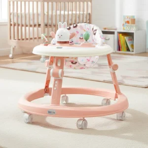 Custom Logo Musical Foldable Baby Walker for Toddler Learning to Walk