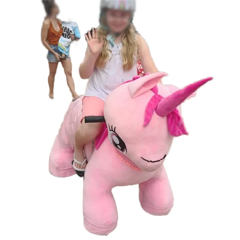 Custom Rechargeable 12V Electric Plush Animal Kiddie Ride On Scooter with CE Certification for Kids 5 13 Years