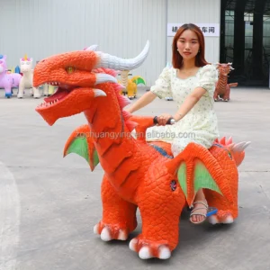 Custom Rechargeable Electric Animal Kiddie Ride on Toy Mechanical Animal Electric Rides for Kids Mall Rent
