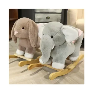 Custom Soft Plush Rocking Horse Stuffed Animal Plush Toy Decor
