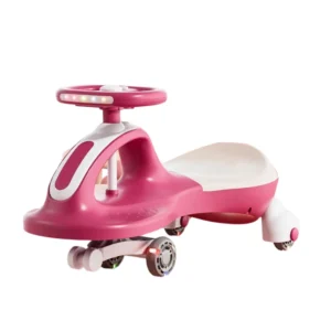 Customizable 1-12 Years Old Plastic Baby Rocking Toy Vehicle Four-Wheel Anti-Skid & Anti-Fall Features Quiet Swing Car for Kids