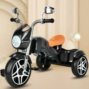 Customizable 3 Wheel Children’s Tricycle 2-4 Years Old Pedal-driven Anti-rollover Safety Features Multi-functional Kids