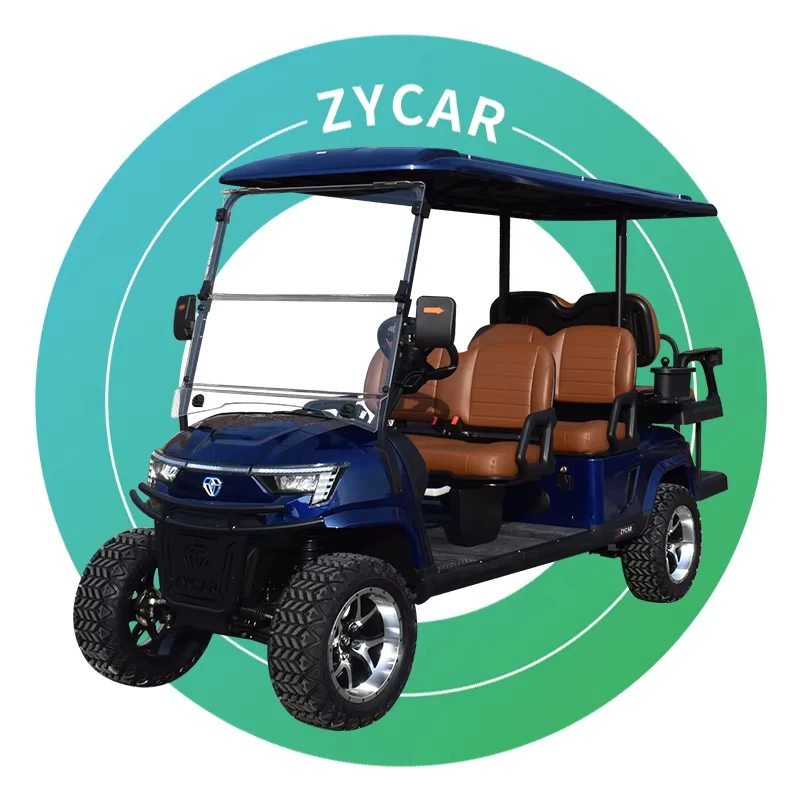 Customizable 72V 7.5KW AC Electric Golf Carts Car Buggies With DOT Lithium Battery