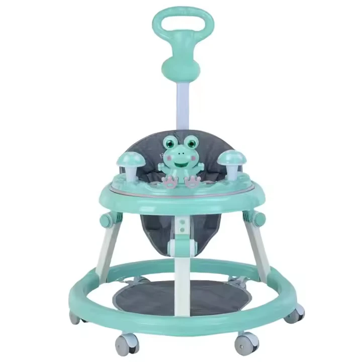 Customizable Baby Walker Baby Multi-function Anti-rollover Stroller Foldable with Musicians and Footpads Strollers