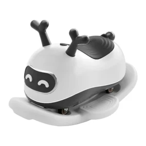 Customizable Children’s Peanut Rocker Slide Ride 360 Degree Swivel Twist Car with Lights and Music Made of Durable Plastic