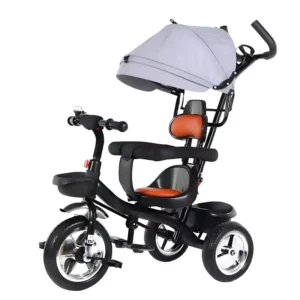 Customizable Lightweight Plastic 3-Wheeler Tricycle Toy for 2-4 Years Old Children Pedal Bike 3 Wheel Vehicle