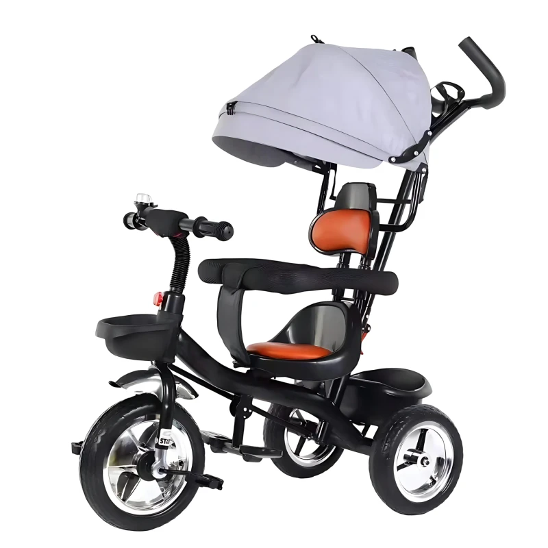 Customizable Lightweight Plastic 3-Wheeler Tricycle Toy for 2-4 Years Old Children Pedal Bike 3 Wheel Vehicle