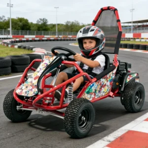 Customization Outdoor Playground Remote Adult child Ride on Racing Go Kart with 25km h Speed 85kg Load Capacity