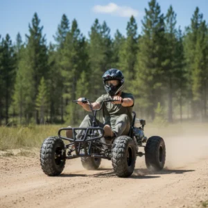 Customized 208cc Off Road Go Kart 8/10 Inch All Terrain Tires Mountain Adult Dune Pedal Go Kart Utility Racing Vehicle